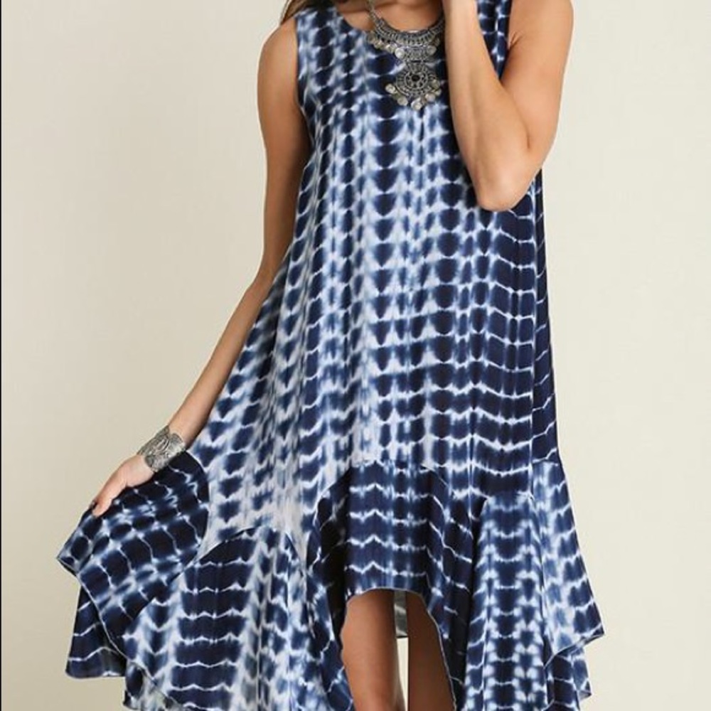 Umgee Navy / white summer dress